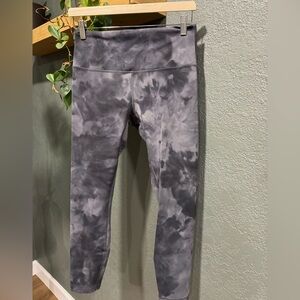 Gray and black Lululemon leggings